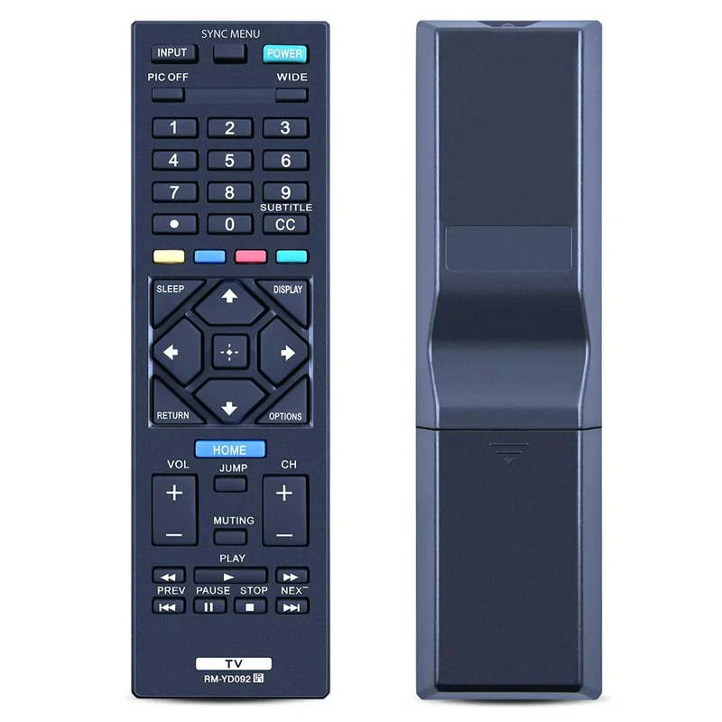RM-YD092 For Sony TV Remote Control Battery Powered Infrared Replacement Handheld Controller
