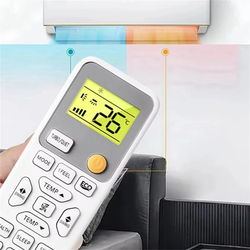 0010406609E For Haier Air Conditioner Infrared Remote Control Replacement 10m Range Wireless Controller