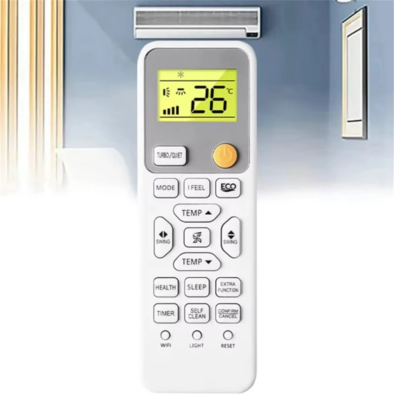 0010406609E For Haier Air Conditioner Infrared Remote Control Replacement 10m Range Wireless Controller