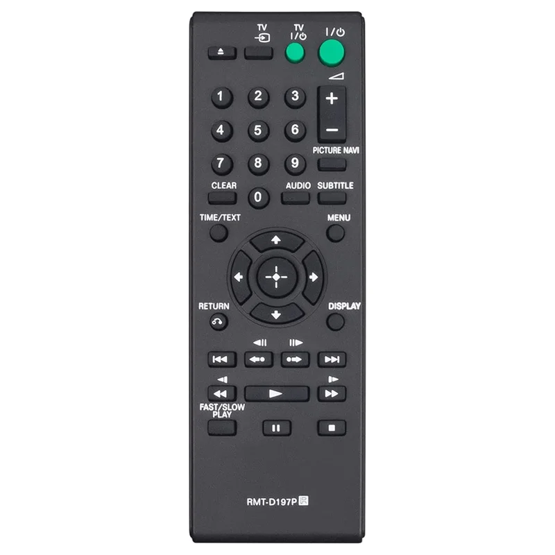 RMT-D197P For Sony DVD Wireless Remote Control Infrared Replacement Ergonomic Controller