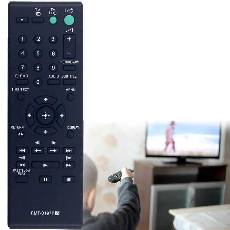 RMT-D197P For Sony DVD Wireless Remote Control Infrared Replacement Ergonomic Controller