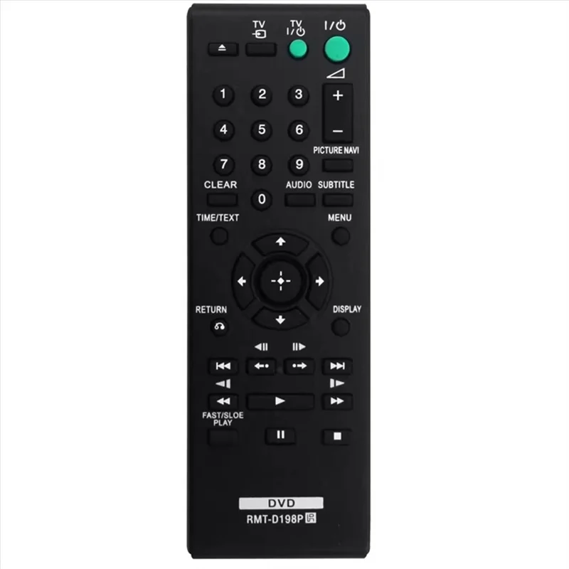 RMT-D198P For Sony DVD Wireless Remote Control Infrared Replacement Ergonomic Controller