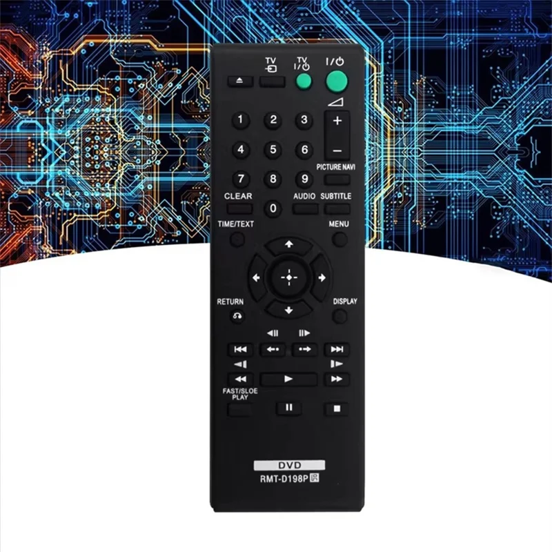 RMT-D198P For Sony DVD Wireless Remote Control Infrared Replacement Ergonomic Controller
