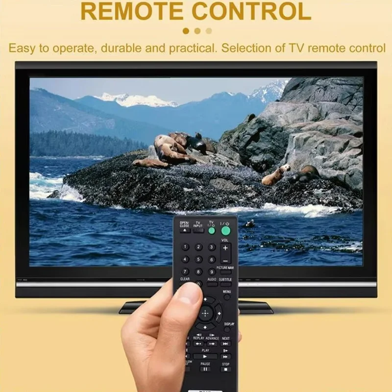 RMT-D197A For Sony DVD Wireless Remote Control Infrared Replacement Ergonomic Controller