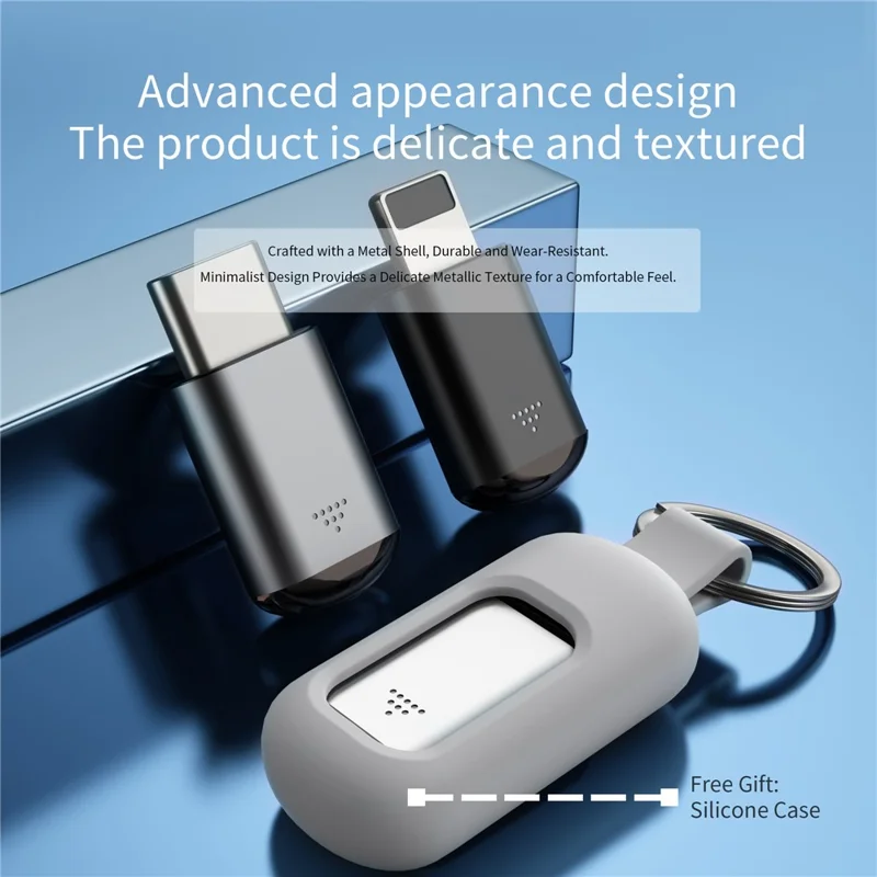 Mobile phone Remote Control IR Blaster Adapter for TV Air Conditioner Camera Universal Infrared Smart Remote - EKX4S-T / Type C Black