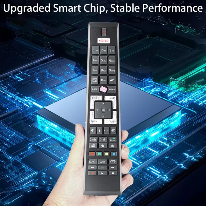 RCA4995 For Tensai / Telefunken TV Remote Control Ergonomic Infrared Replacement Controller