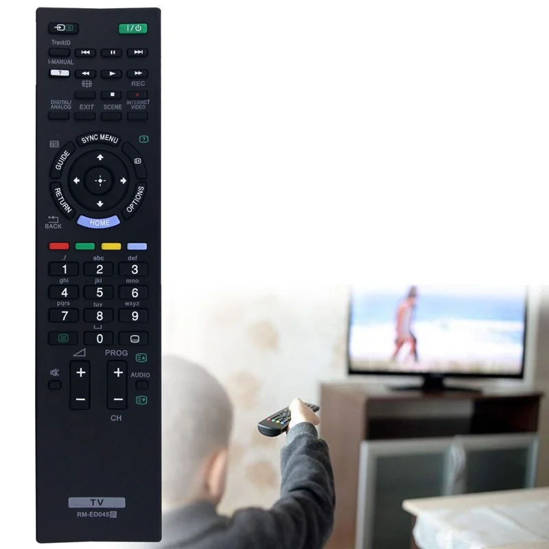 RM-ED045 Télécommande de remplacement pour téléviseur Sony, fonctionnant sur piles, contrôleur infrarouge