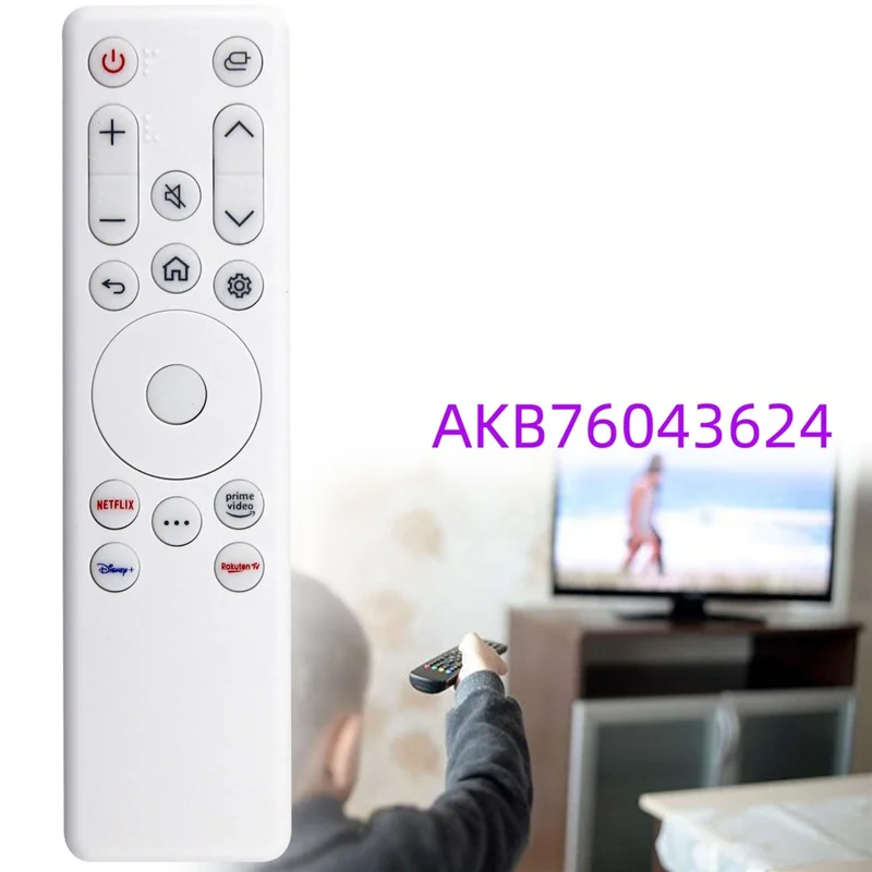 AKB76043624 For LG TV Remote Control Infrared Ergonomic Wireless Replacement Controller