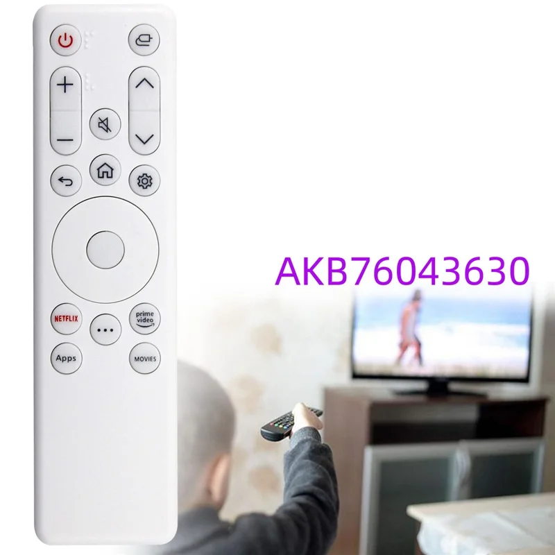 AKB76043630 For LG TV Remote Control Infrared Ergonomic Wireless Replacement Controller