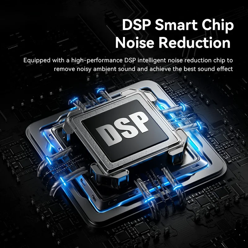 ESSAGER ABS Skrivbordsmikrofon med XLR / Type-C / 3,5 mm gränssnitt och 1,8 m kabel DSP-brusreducering - Svart