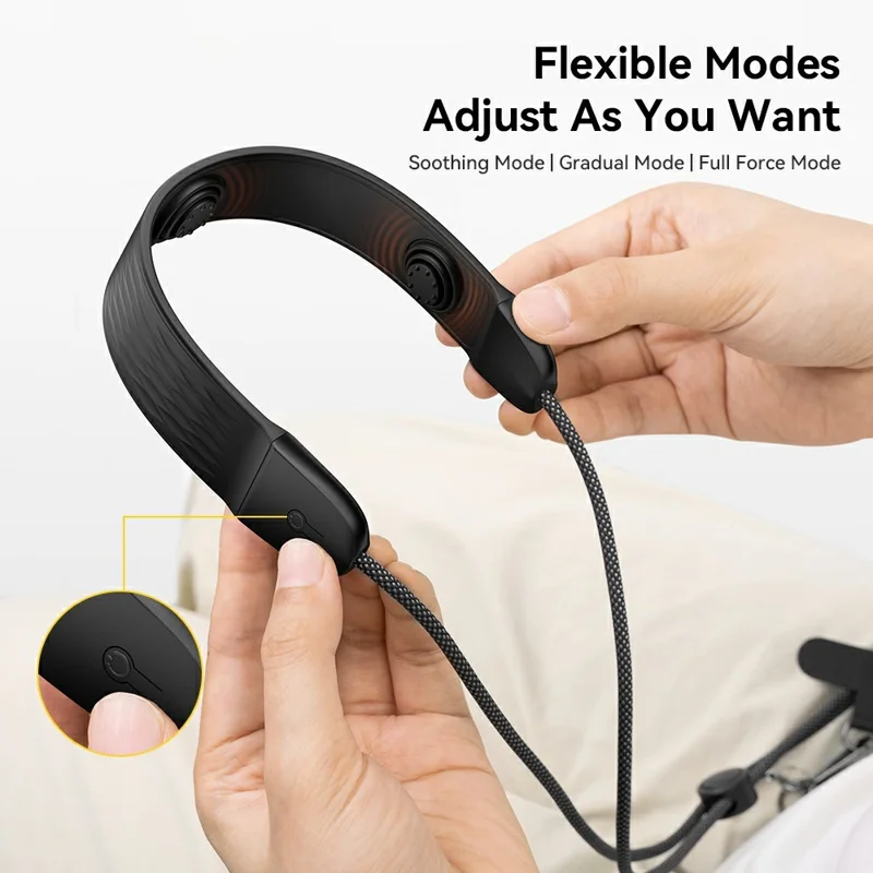 ESSAGER 2 in 1 3 Speeds Adjustable Massage USB-C to USB-C Data Cable 1.5m 100W Fast Charging Cord