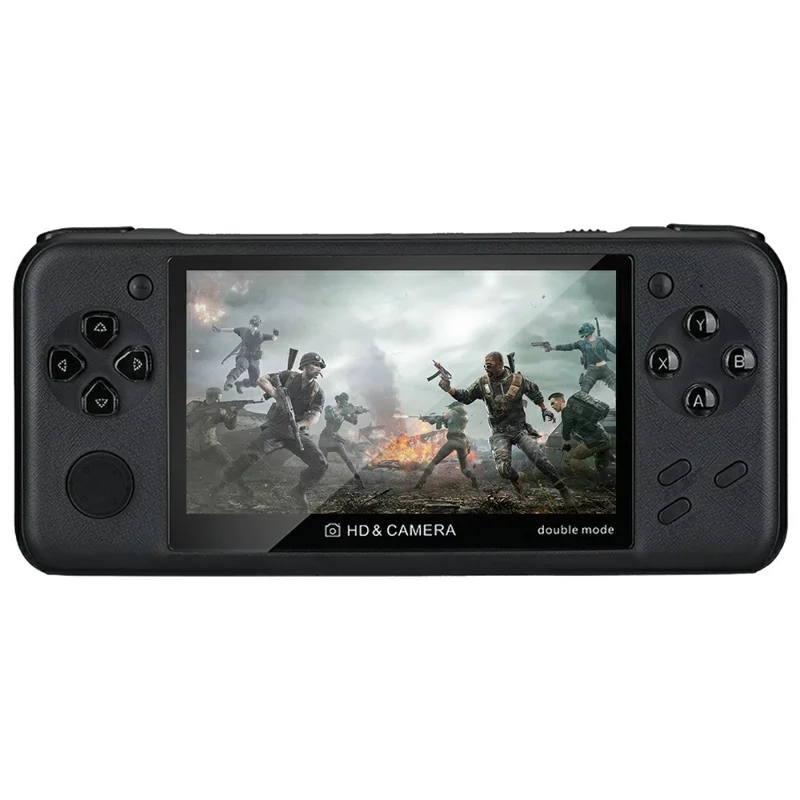 XY10 8 Go Retro Console de Jeu Portable 4,3 pouces Écran HD Émulateur Multi Machine de Jeu Portable - Noir