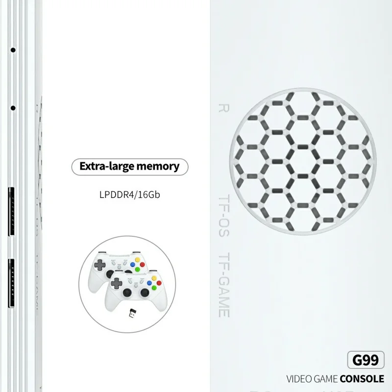 G99 Video Game Console 4K UHD HD TV Stick Multi Emulator Support for PS2  /  PSP  /  PS1  /  MAME  /  N64