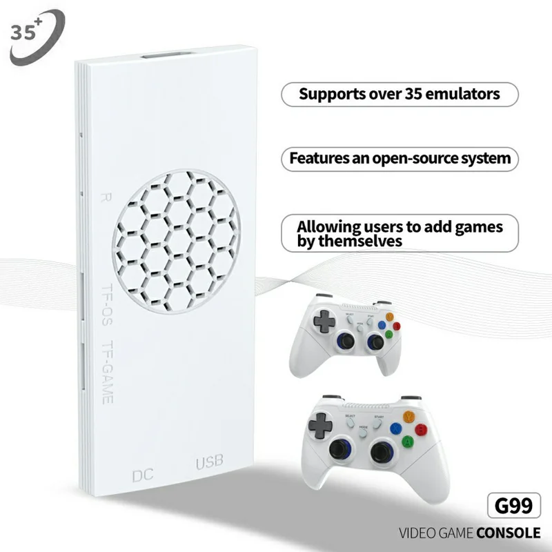 G99 Video Game Console 4K UHD HD TV Stick Multi Emulator Support for PS2  /  PSP  /  PS1  /  MAME  /  N64