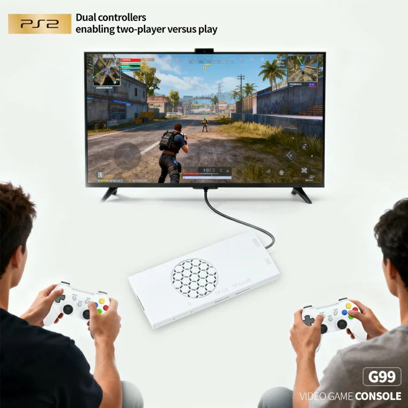 G99 Video Game Console 4K UHD HD TV Stick Multi Emulator Support for PS2  /  PSP  /  PS1  /  MAME  /  N64
