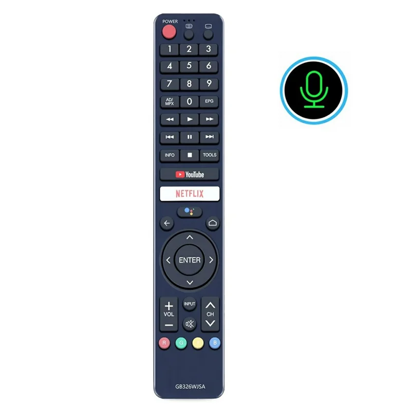 GB326WJSA For Sharp TV Voice Remote Control IR Infrared Replacement 10m Range Controller