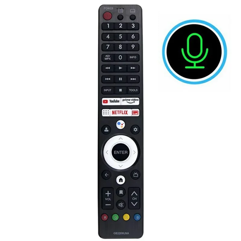 GB326WJNA For Sharp TV Voice Remote Control IR Infrared Replacement 10m Range Controller