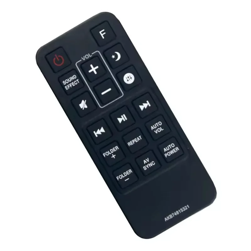 AKB74815321 For LG Soundbar Remote Control 1-10m Range Infrared Replacement Controller