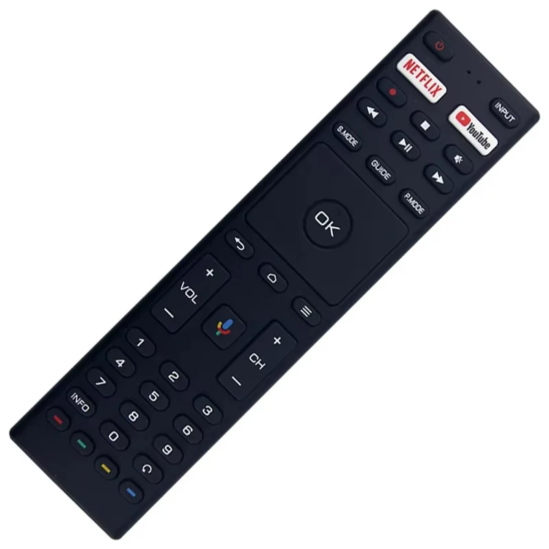 RM-C3363 For JVC TV Remote Control with Voice Button Replacement Remote 10M Range Battery Powered
