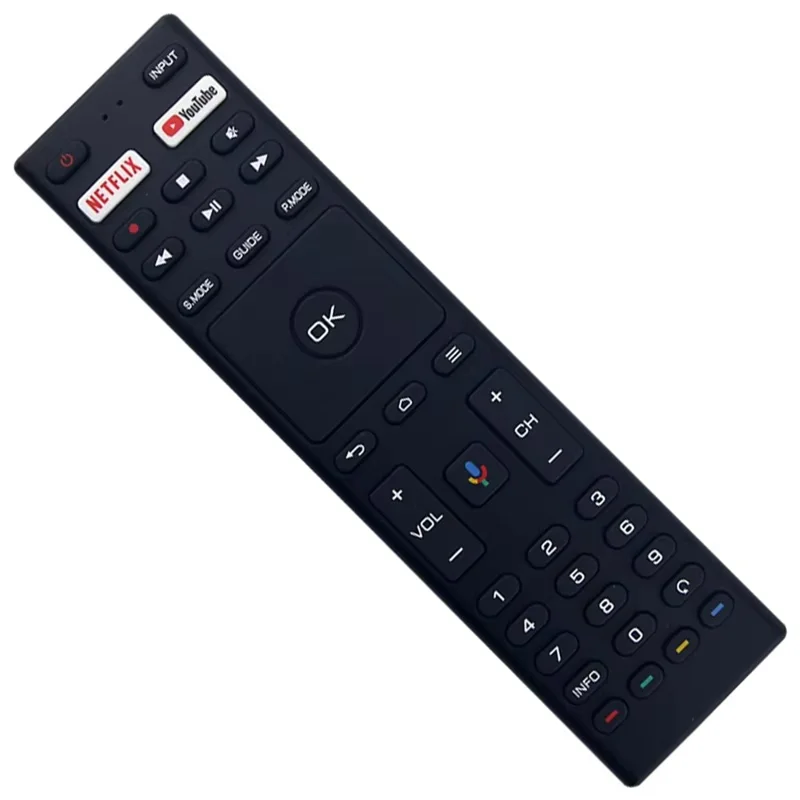 RM-C3363 For JVC TV Remote Control with Voice Button Replacement Remote 10M Range Battery Powered