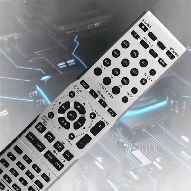 RAX25 Télécommande Infrarouge pour Récepteur Son Yamaha, Contrôleur de Remplacement Fonctionnant sur Piles