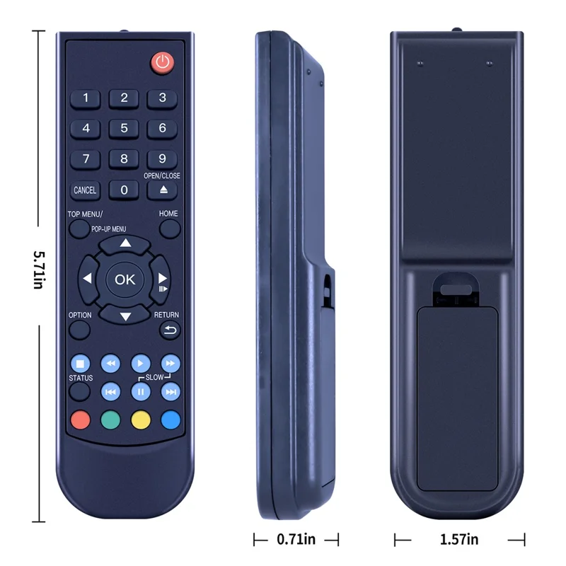 N2QAYA000205 Télécommande avec portée de 1-10 m pour lecteur Blu-ray DVD Panasonic, Contrôleur infrarouge ergonomique