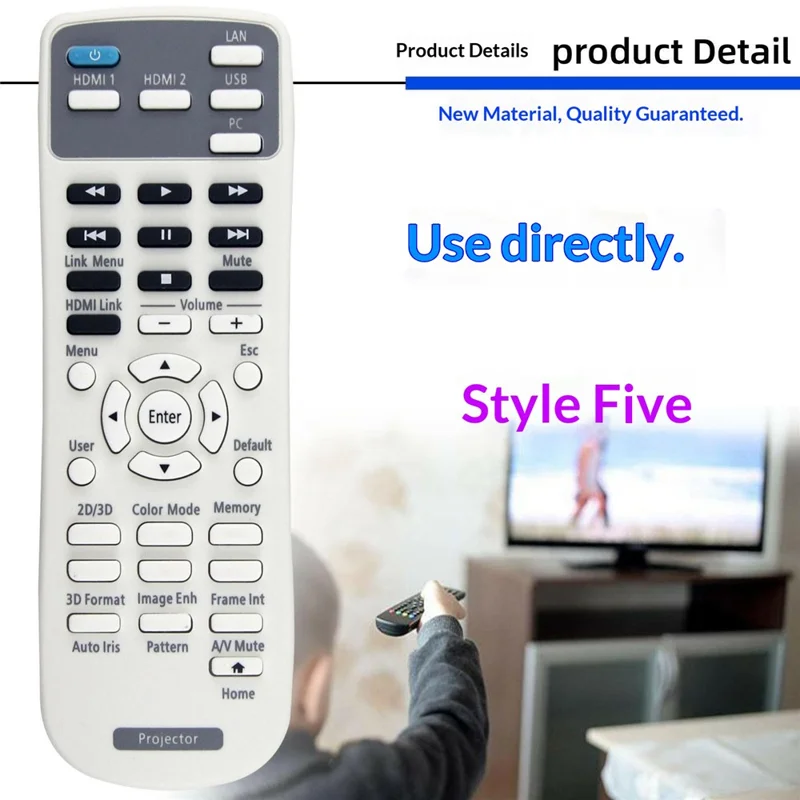 CH-TW5300 ABS 10 m Télécommande Infrarouge Contrôleur Infrarouge Ergonomique pour Projecteur Epson