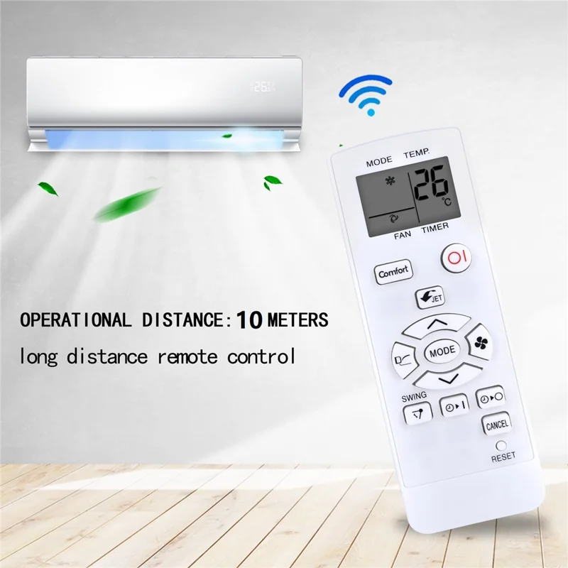 CRMC-A907JBEZ Pour climatiseur Sharp ABS Télécommande infrarouge 10 m Contrôleur infrarouge ergonomique