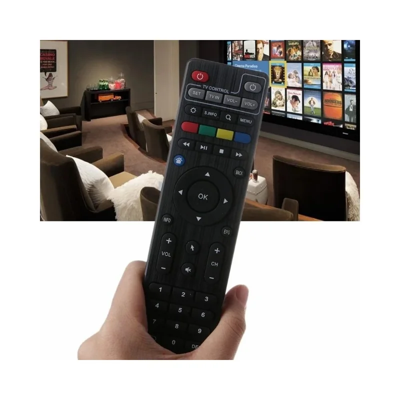 TVIP 10m Range Set-Top Box Infrared Remote Control Ergonomic Infrared Controller