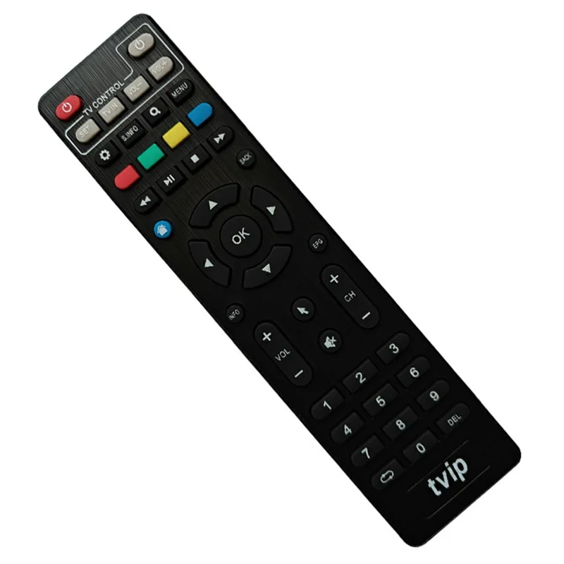 TVIP 10m Range Set-Top Box Infrared Remote Control Ergonomic Infrared Controller