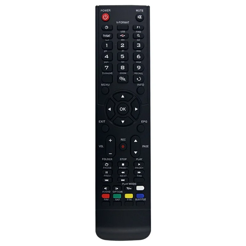 REV2 For AMIKO TV 10m Range Infrared Remote Control Ergonomic TV Remote Controller