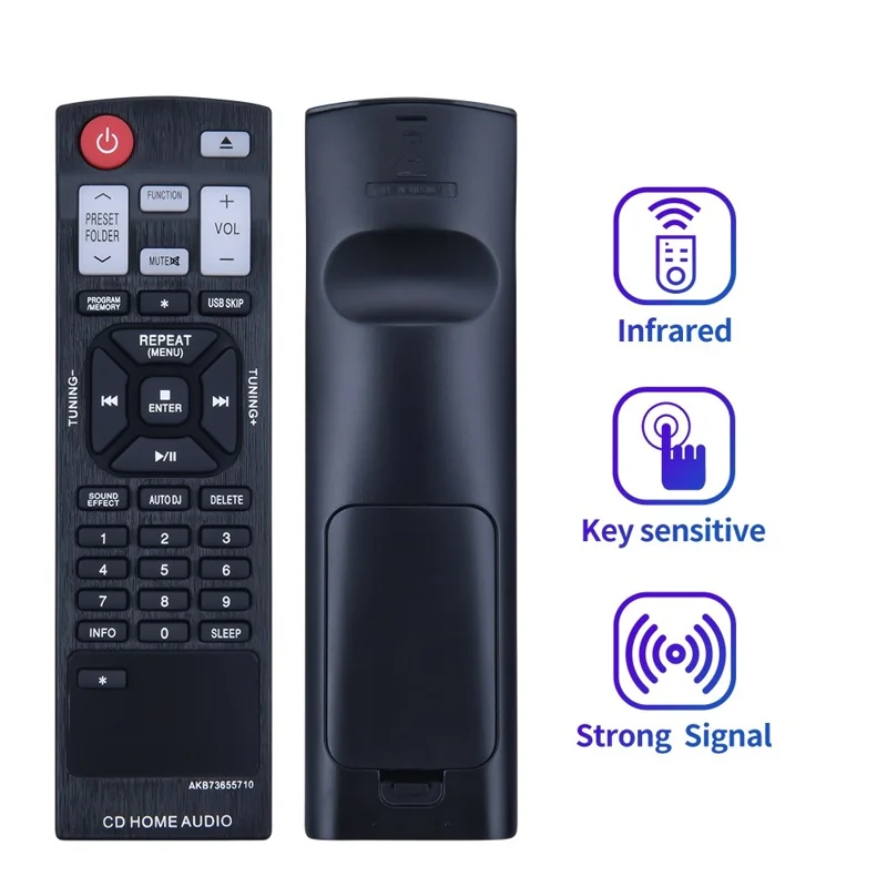 AKB73655710 Fernbedienung für LG Heimkino-Verstärker und Abspielgerät, Infrarot-Fernbedienung mit 10 m Reichweite