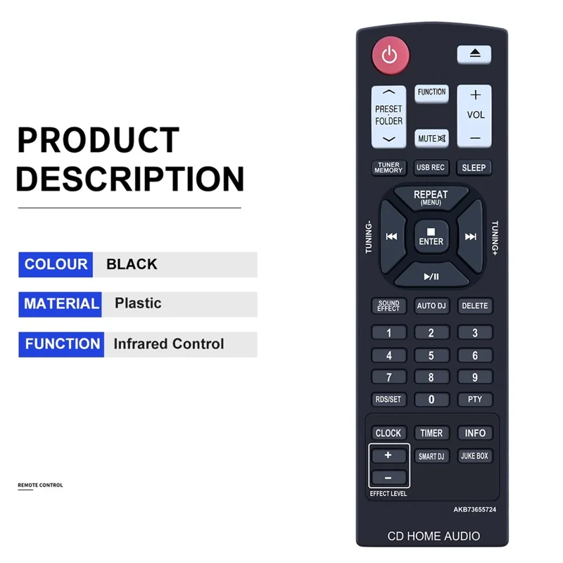 AKB73655724 Voor 10m Bereik Infrarood Afstandsbediening Ergonomische Afstandsbediening Voor LG Home Cinema Versterker en Speler