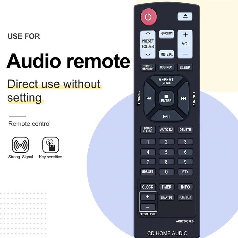 AKB73655724 Voor 10m Bereik Infrarood Afstandsbediening Ergonomische Afstandsbediening Voor LG Home Cinema Versterker en Speler