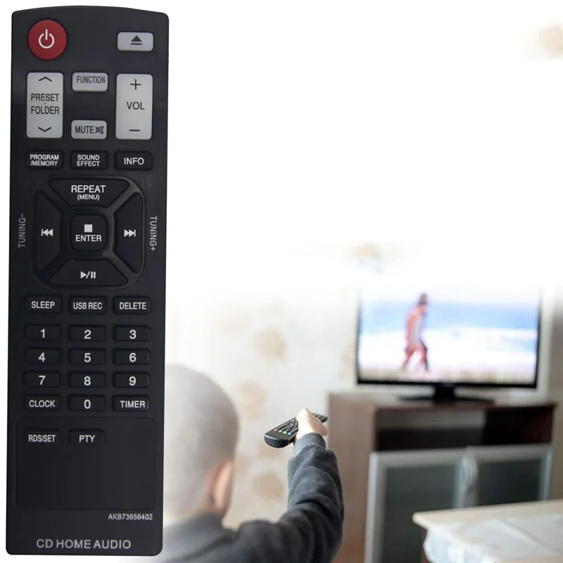 AKB73656402 10m Reichweite Infrarot-Fernbedienung ergonomische Fernbedienung für LG Heimkino-Verstärker und Player