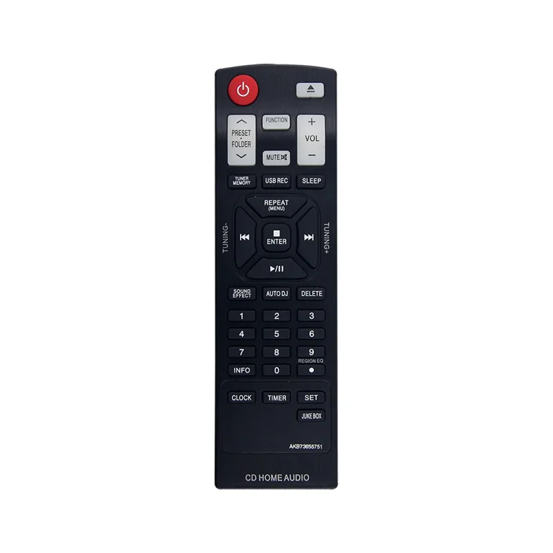 Mando a distancia AKB73655751 para amplificador y reproductor de cine en casa LG, control remoto infrarrojo ergonómico con alcance de 10 m