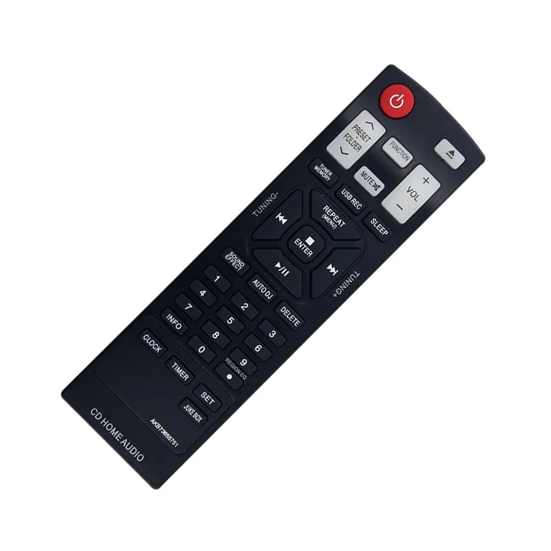 Mando a distancia AKB73655751 para amplificador y reproductor de cine en casa LG, control remoto infrarrojo ergonómico con alcance de 10 m
