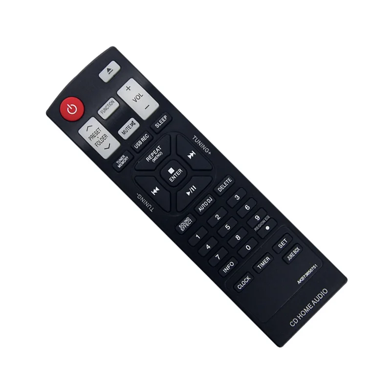 Mando a distancia AKB73655751 para amplificador y reproductor de cine en casa LG, control remoto infrarrojo ergonómico con alcance de 10 m