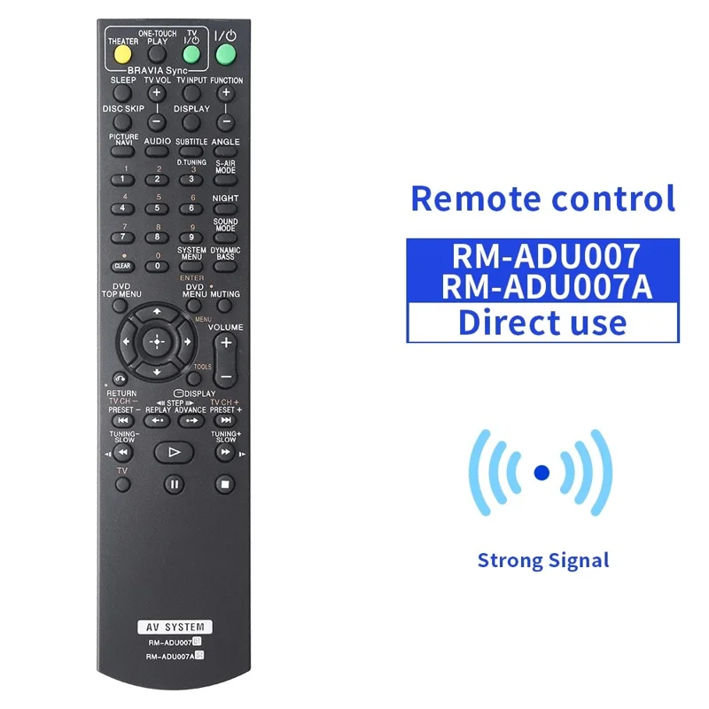 RM-ADU007  /  RM-ADU007A Per Sony AV Amplifier Telecomando con Portata di 10 m Telecomando Infrarossi Ergonomico