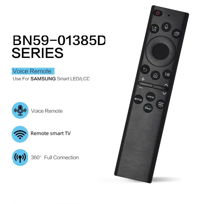 BN59-01385D 8m Reichweite Solarfernbedienung mit Sprachsteuerung für Samsung TV