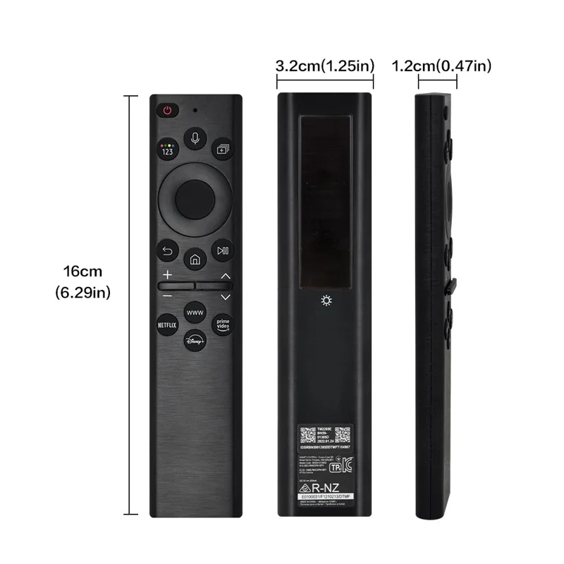 BN59-01385D 8m Reichweite Solarfernbedienung mit Sprachsteuerung für Samsung TV