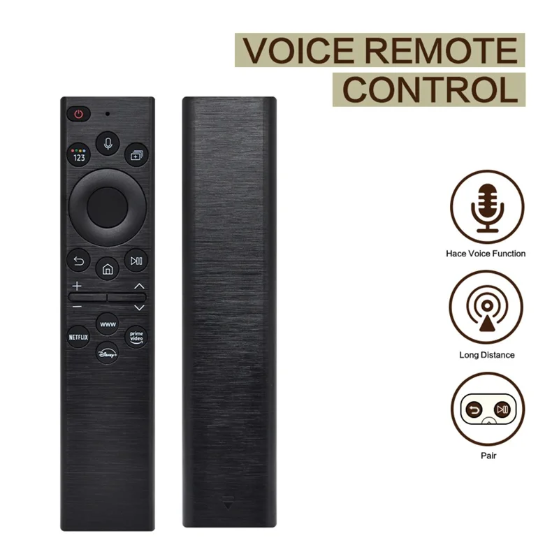 BN59-01385D 8m Range Voice Control Remote for Samsung TV Solar Charging Remote Controller