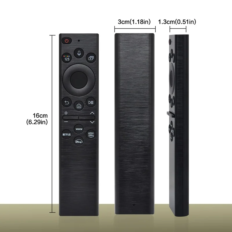 BN59-01385D 8m Range Voice Control Remote for Samsung TV Solar Charging Remote Controller
