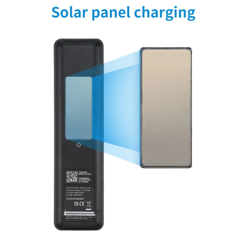 BN59-01432J For Samsung TV 8m Range Solar Charging Remote Controller Voice Control Remote