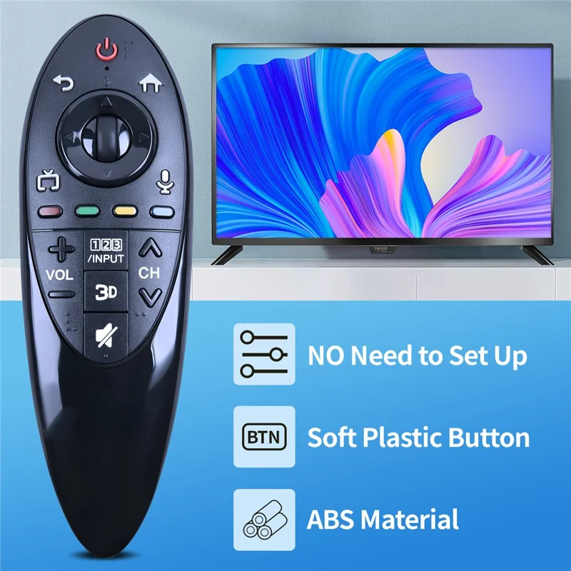 AN-MR500G INPUT 10m Range Infrared Remote Control for LG 3D TV Ergonomic TV Remote Controller No Voice Function