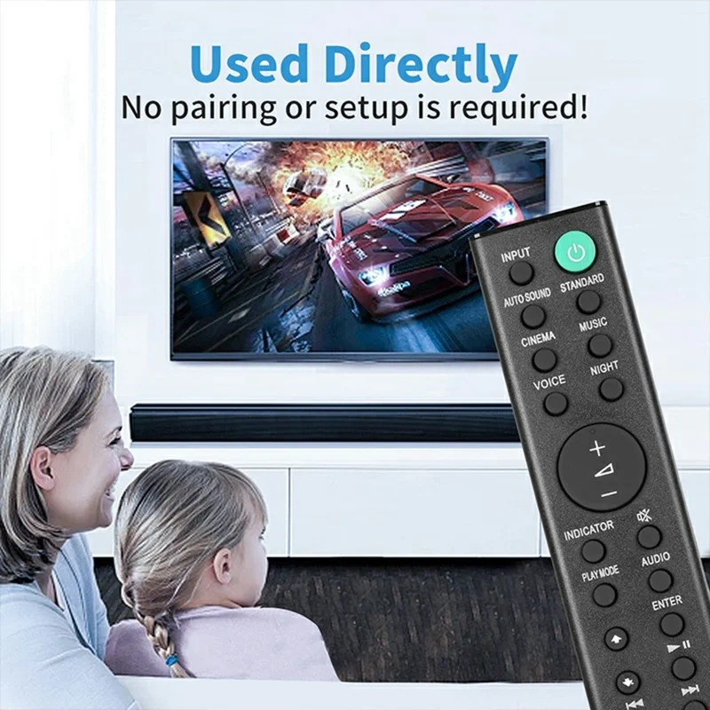 RMT-AH411U Per Telecomando Soundbar Sony Telecomando a Infrarossi con Batteria Sostitutivo Controller