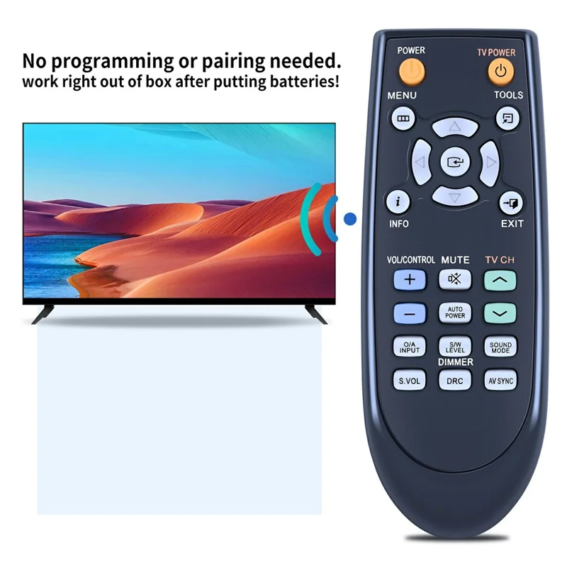 AH59-02196G Per telecomando del sistema Home Cinema Soundbar Samsung Controller Infrarossi con portata fino a 10 m