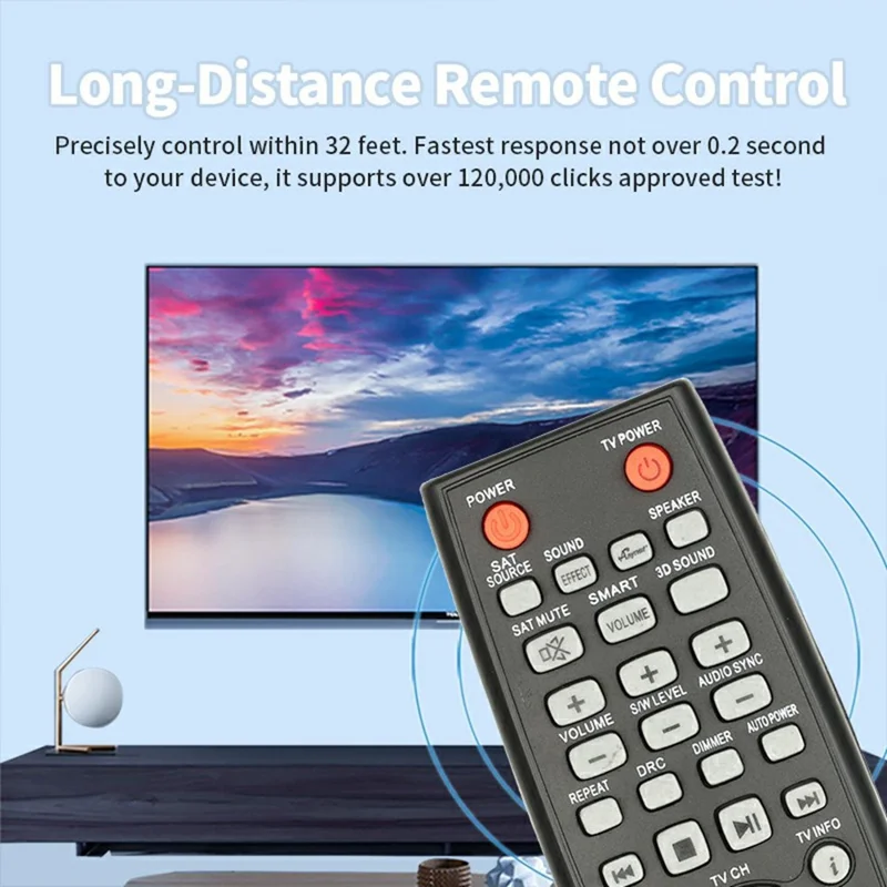 AH59-02434A Telecomando per Soundbar Samsung, Sostituto del Controller a Infrarossi con Portata di 10 m