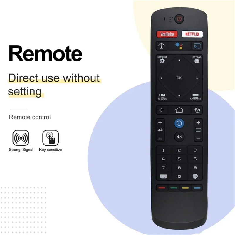 22AV2025B / 00 For Philips TV Remote Control 10m Range Infrared Wireless Replacement Controller, No Voice Function