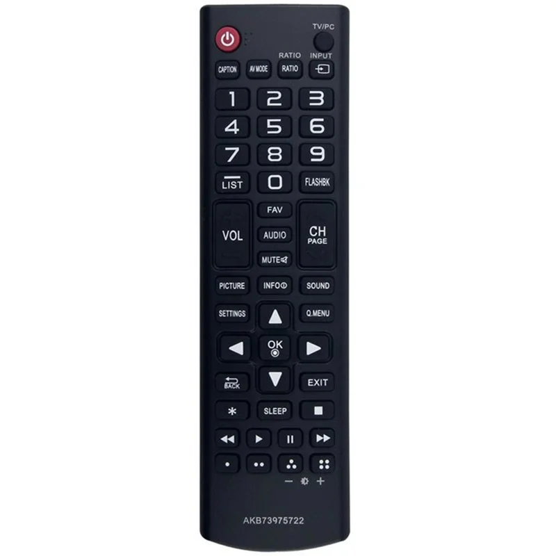 Mando a distancia AKB73975722 para televisor LG, controlador inalámbrico ergonómico por infrarrojos, reemplazo portátil